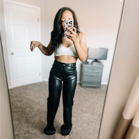 Nasty Gal Collection  Women’s Pants PU Leather - Picture 4 of 9